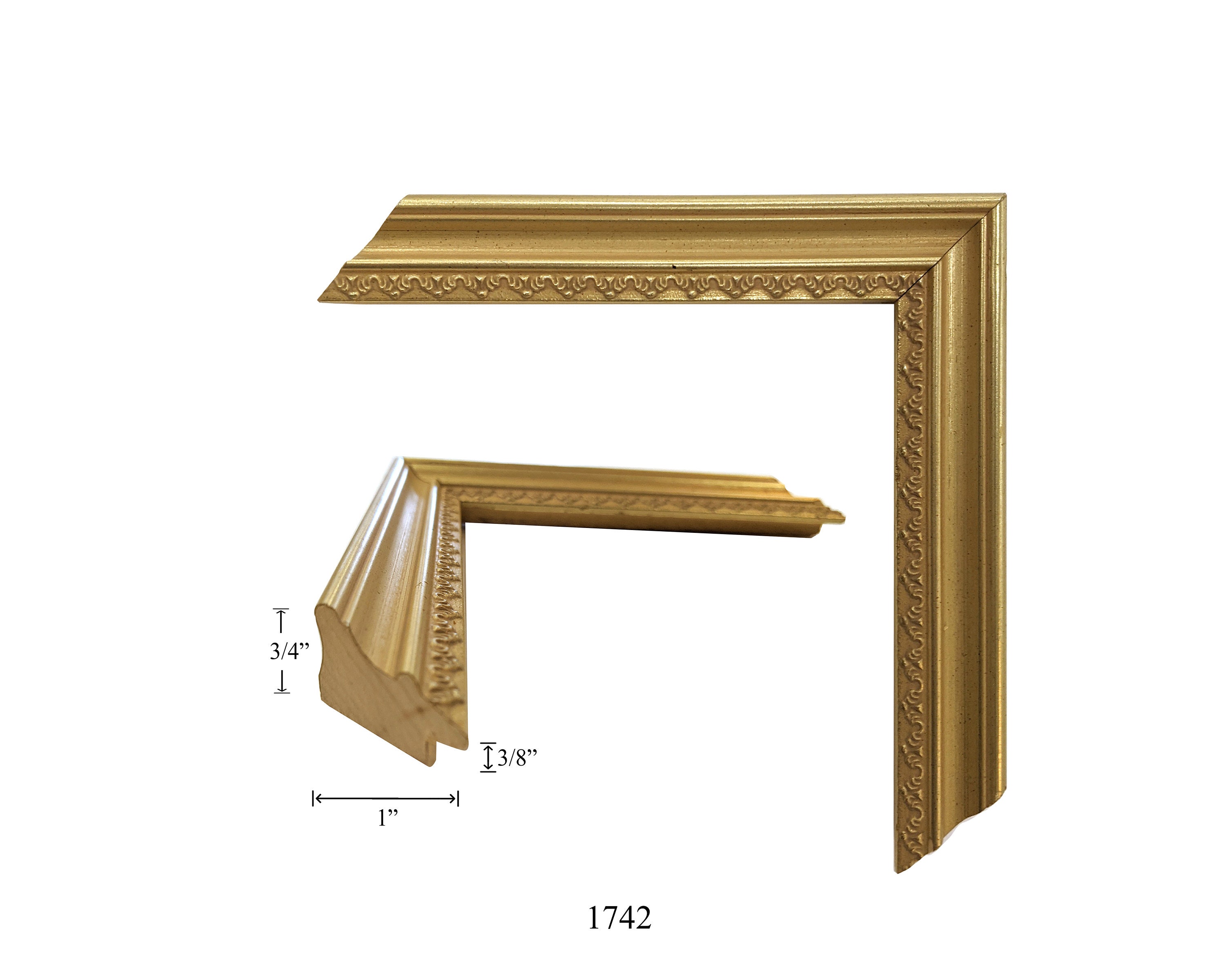 Custom Cut Picture Frame Sectional Metal CMI Metal Moulding M27