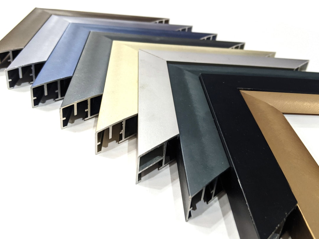 Custom Cut Frame - Sectional Metal - 7/8" W X 5/8" H X 1/2" R | Custom ...