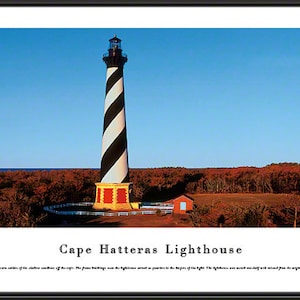 Cape Hatteras Lighthouse, Tallest Lighthouse in the United States / Panoramic Lighthouse Picture