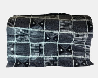 100% Algodón Batik Guinea Brocade Tela de Alto Grado 5 yardas por 64 pulgadas Indigo Especial Único en su tipo
