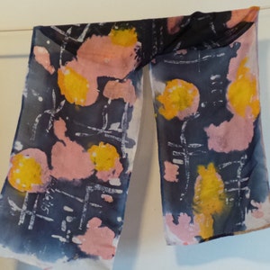 Batik direkte Anwendung Seide Schals 6.