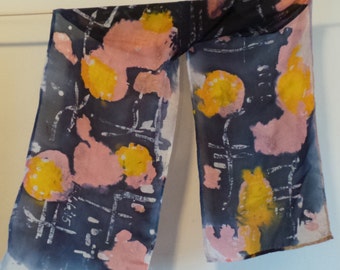 Batik Aplicación Directa Bufandas de Seda 6.
