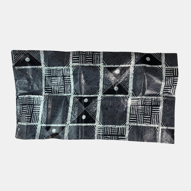 100% Cotton High Grade Batik Guinea Brocade Fabric 5 yds by 64 inches Indigo Special One-of-a-kind image 3