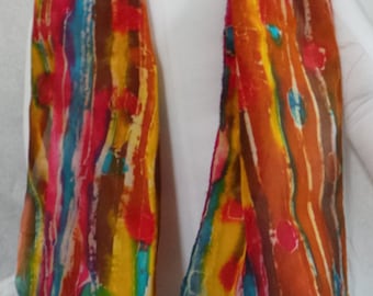 Bufanda de seda de aplicación directa Batik 9.