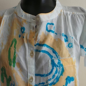 Batiste Cotton Shirt ( Batik Direct Application)