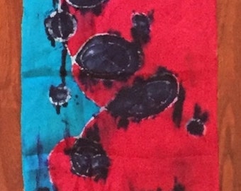 Bufanda de aplicación directa de Batik 3.