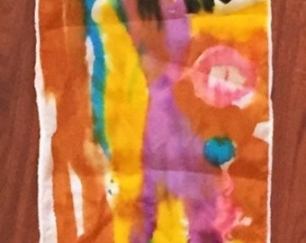 Bufanda de aplicación directa Batik 1.