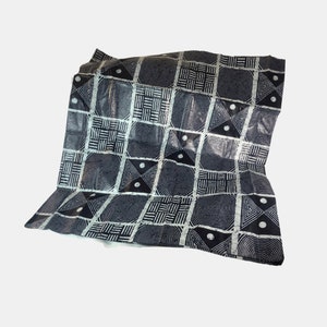 100% Cotton High Grade Batik Guinea Brocade Fabric 5 yds by 64 inches Indigo Special One-of-a-kind image 5
