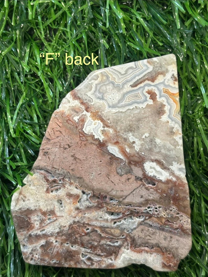 Crazy Lace Agate Crystal Polished Slabs From Mexico Beautiful Banding Sparkling Druzy Energy Balance Decor Or Gift afbeelding 14