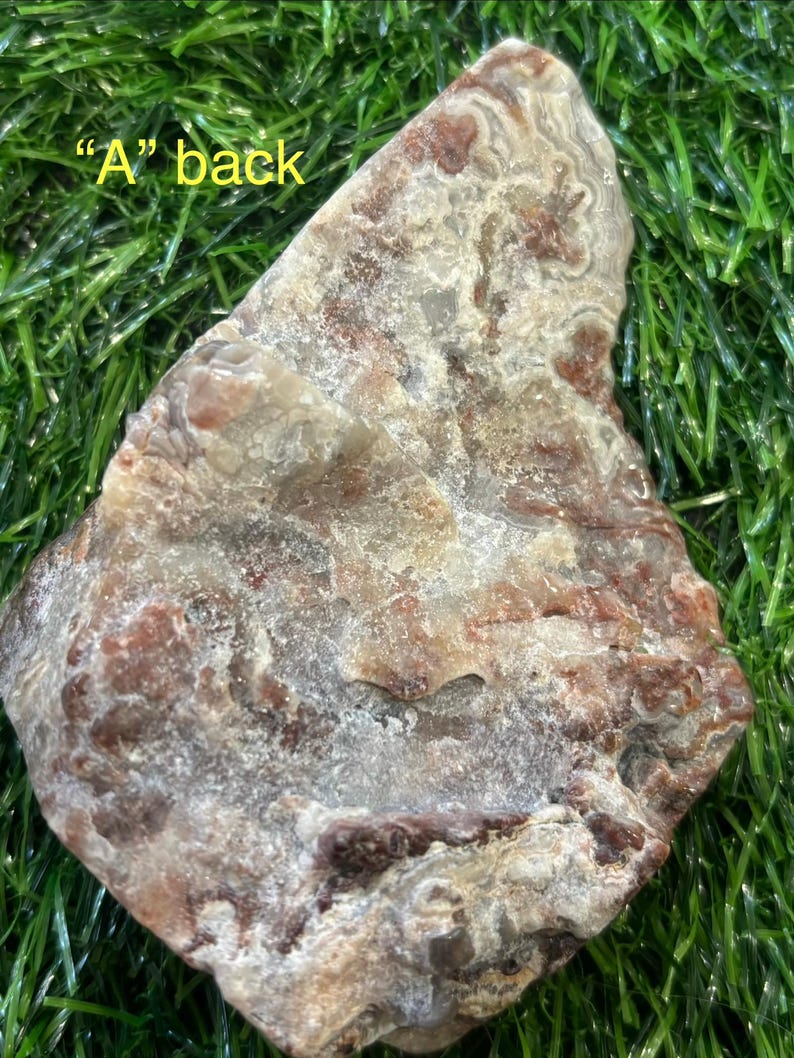 Crazy Lace Agate Crystal Polished Slabs From Mexico Beautiful Banding Sparkling Druzy Energy Balance Decor Or Gift afbeelding 3
