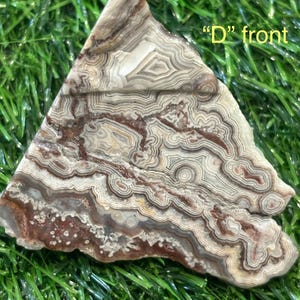 Crazy Lace Agate Crystal Polished Slabs From Mexico Beautiful Banding Sparkling Druzy Energy Balance Decor Or Gift D