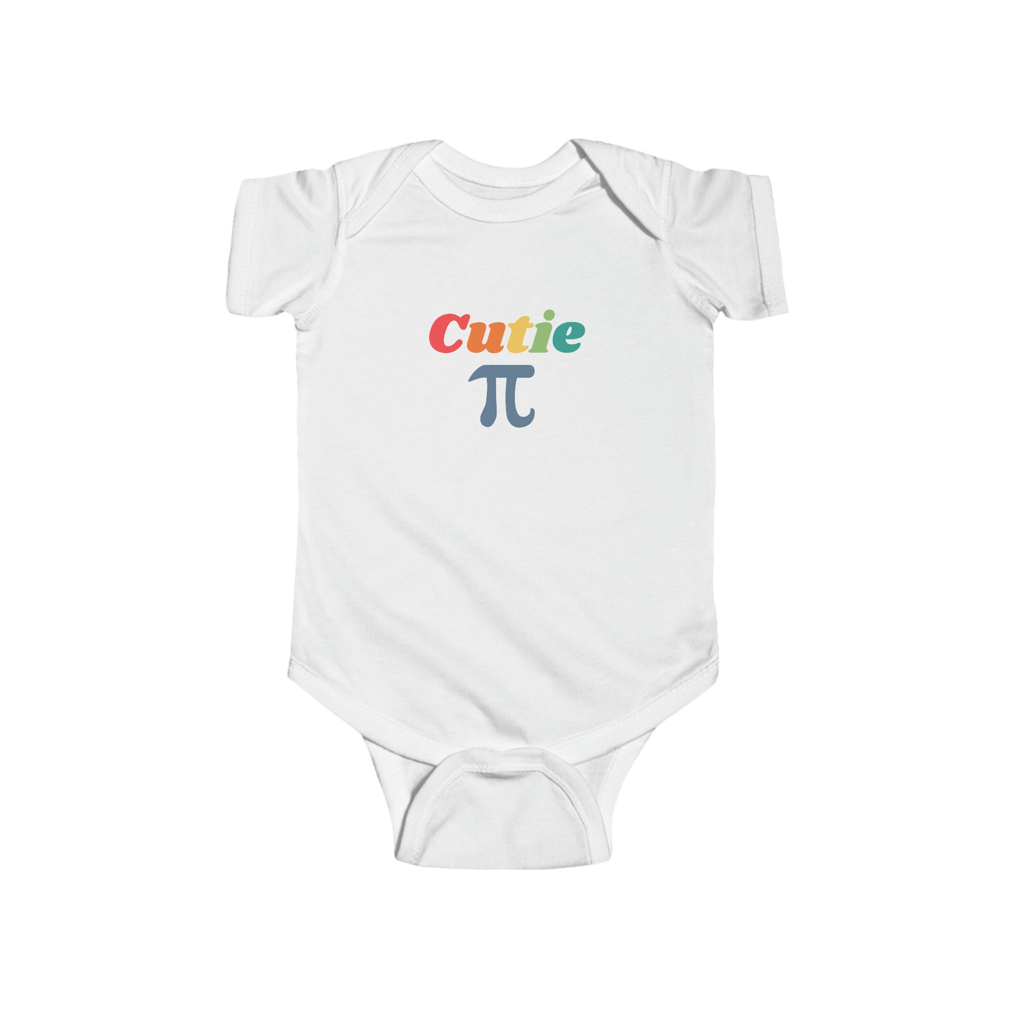 Retro Cutie Pi Onesie for Baby Shower, New Parent, New Mom, New