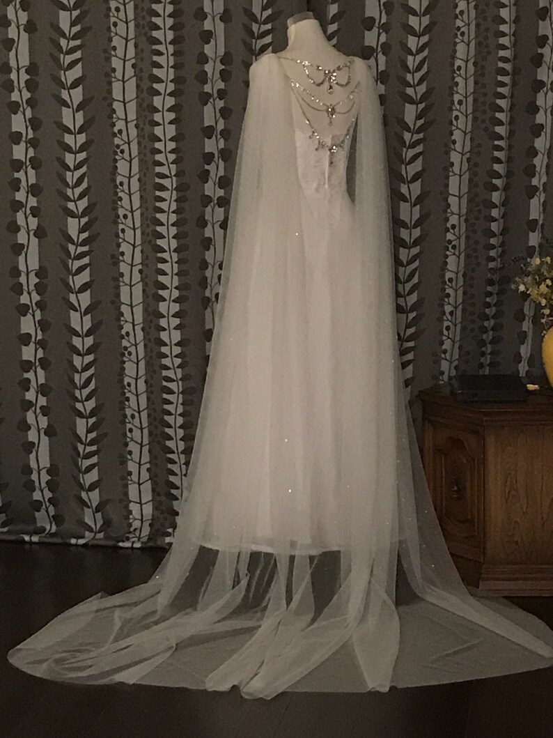 Crystal Bridal Cape__ Wedding Rhinestone Cape Sparkle Etsy