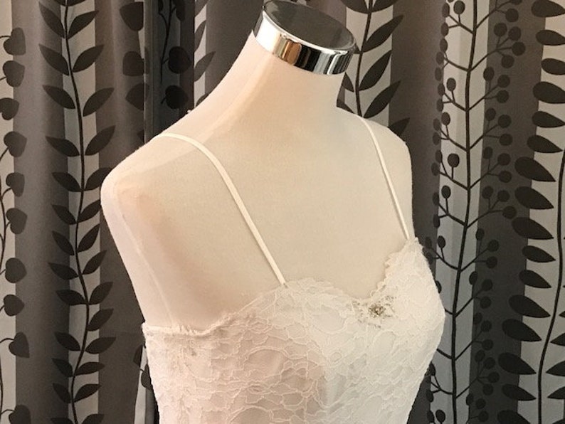 Detachable Satin Straps for strapless dress__ 6mm Dress Etsy