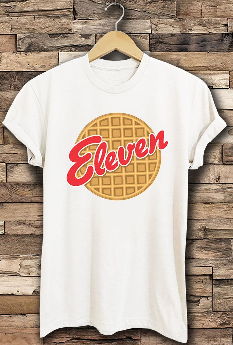 Stranger Things Eleven T Shirt El Loves Her Waffles Waffle Etsy