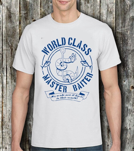 World Class Master Baiter Shirt Funny Father's Day Shirt | Etsy