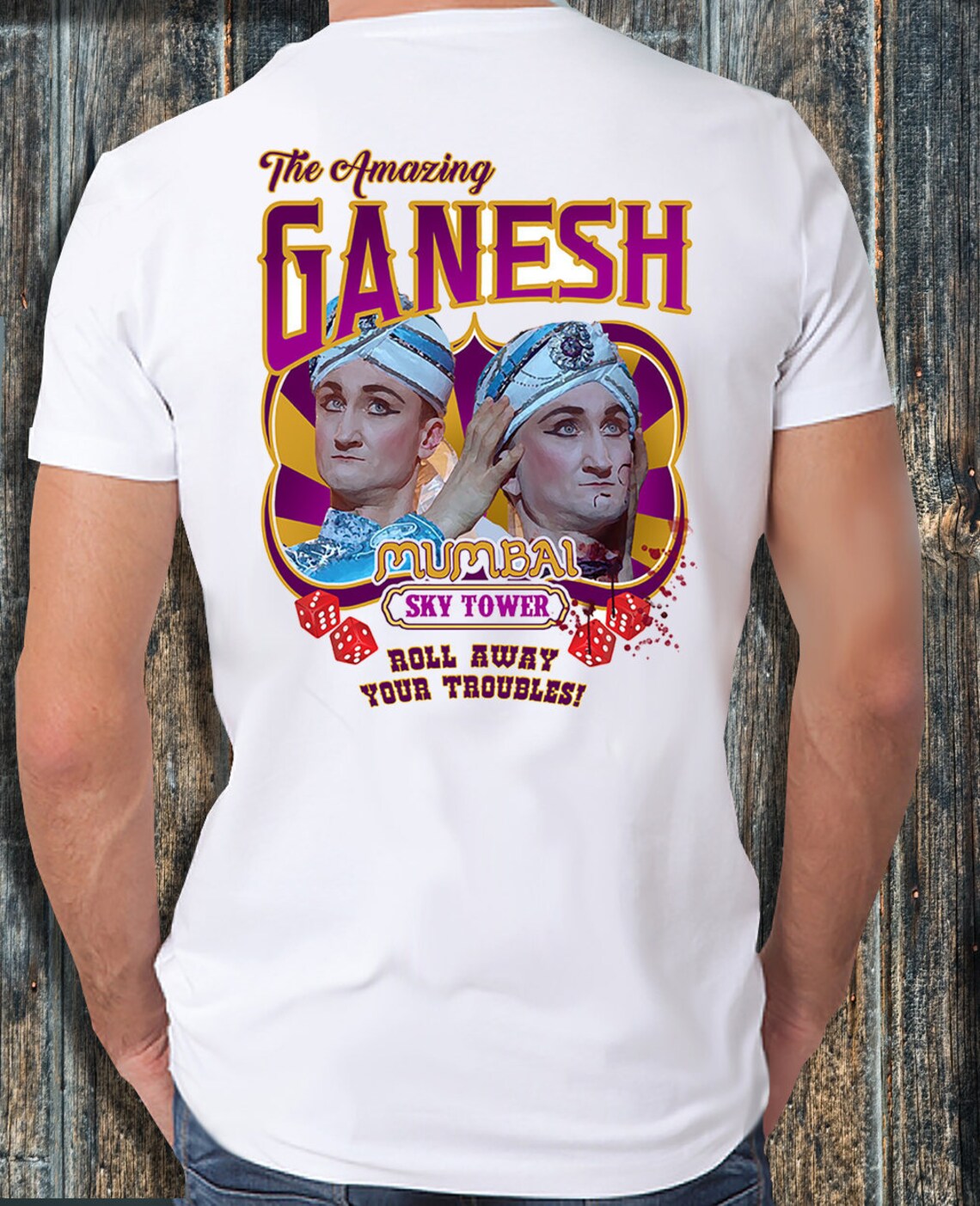 Mumbai Sky tower t shirt Preacher The amazing Ganesh T shirt | Etsy
