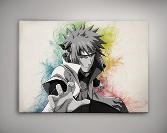 Naruto Anime Poster Print Wall Watercolor Art Shippuuden Anime Poster Gift n6