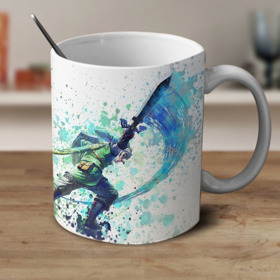 Zelda Color Changing Mug Legend of Zelda Mug Zelda Mug | Etsy