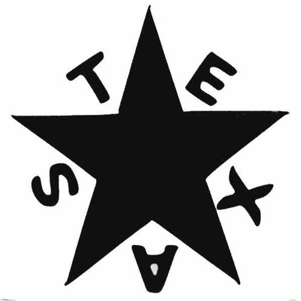 Texas Star Decal Etsy