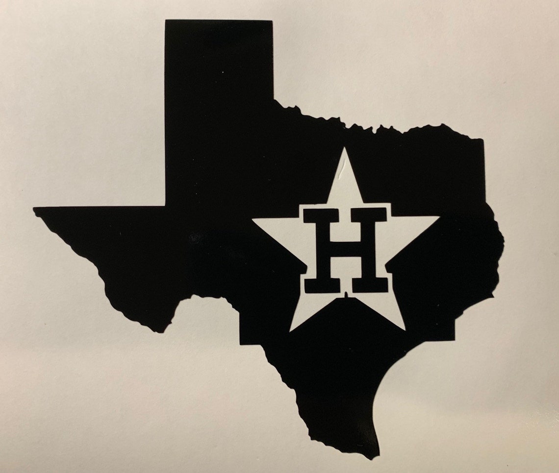H Star Houston Astros Texas Vinyl Decal Sticker for Yeti Car Etsy Norway