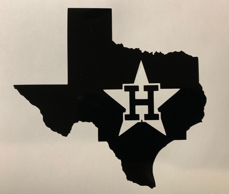H Star Houston Astros Texas Vinyl Decal Sticker for Yeti Car Etsy Norway