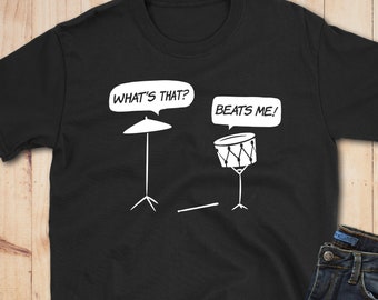 Everything I Touch Becomes A Drum Funny Drummer T-Shirt - Vintage Style Gift For Men & Women Drummers
