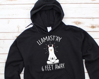 SASHAY AWAY SLOGAN HOODED CROP HOODIE FASHION TOP PULLOVER CHRISTMAS GIFT