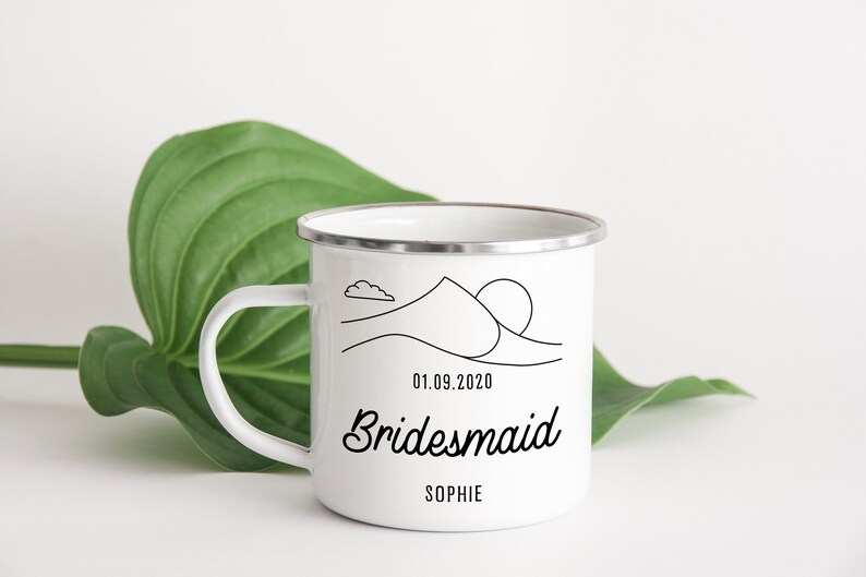 Personalised Bridesmaid Mug Custom Bridesmaid Gift Bridal Etsy