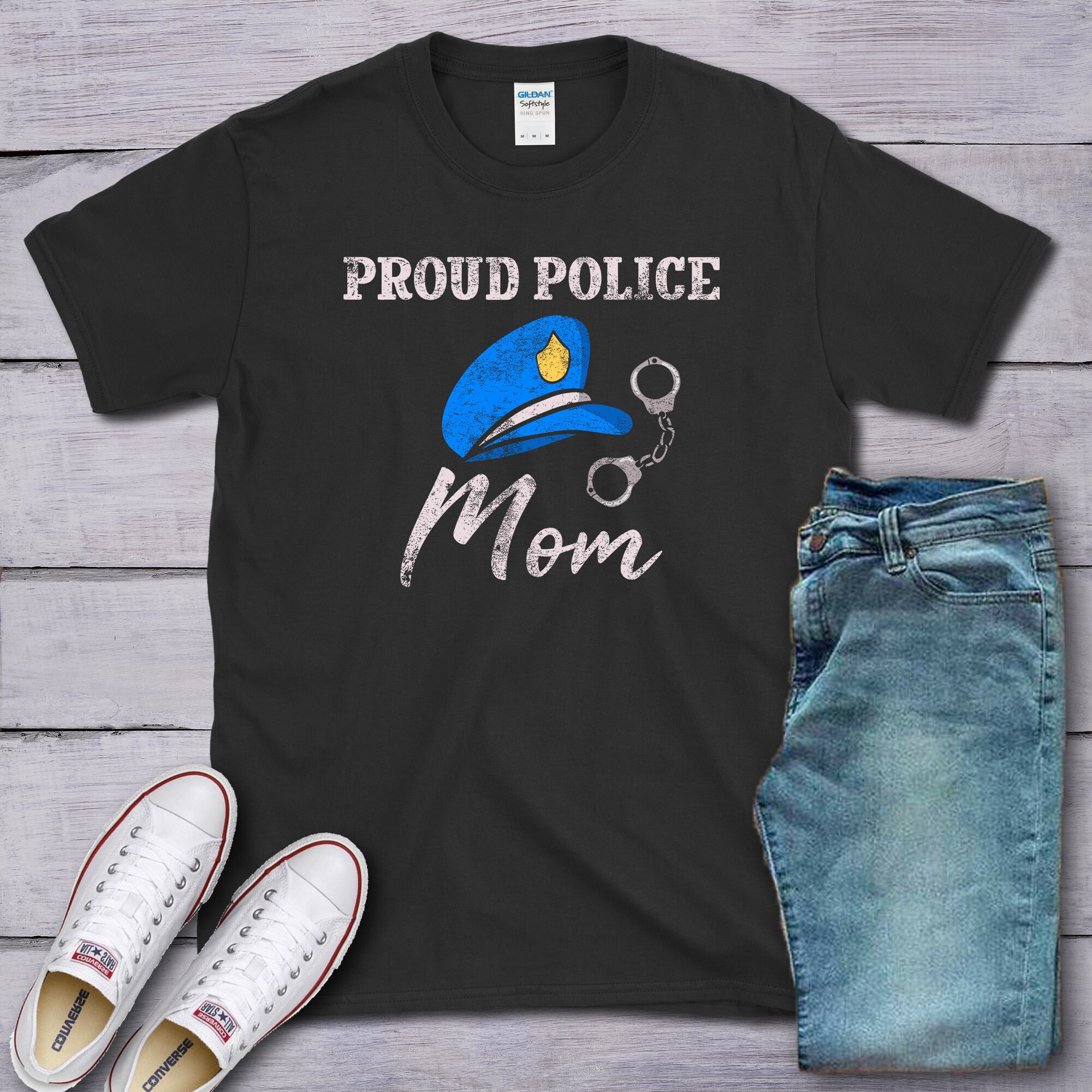 thin blue line converse shoes