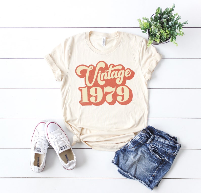 41th Birthday Tee Shirt Forty One Birthday Present Vintage 41th Birthday T-Shirt Gift Retro 1979 Women Tshirt 41th Bday Gift