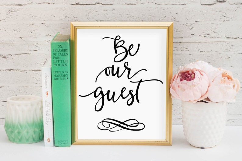 Be Our Guest Digital Download, Be Our Guest Printable - Etsy