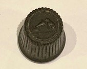 Antique Vintage Radio Knob RCA Dog Gramophone 2 cm