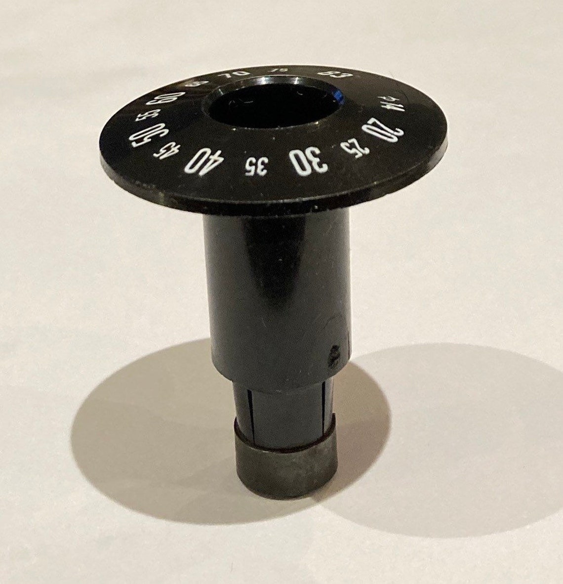 Vintage TV Dial Knob Plastic Numbered Black White 4.3 cm Etsy