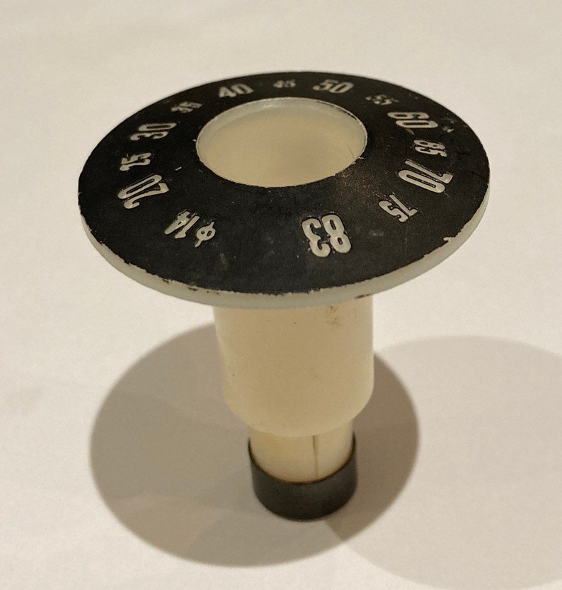 Vintage TV Channel Dial Knob Plastic 4.3 cm Etsy