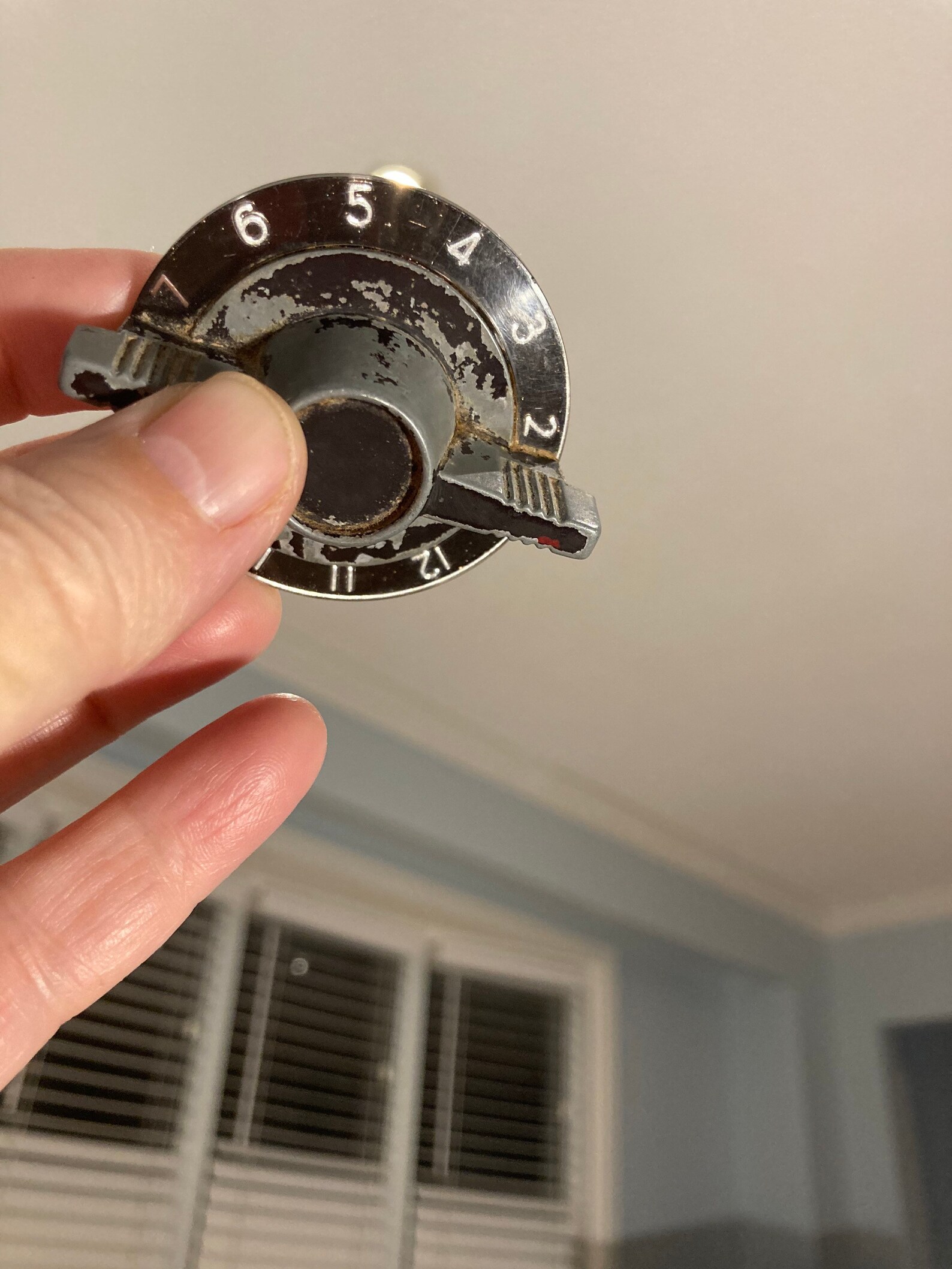 Vintage TV Channel Knob Dial Pinch Style Metal Black 5.5 cm Etsy