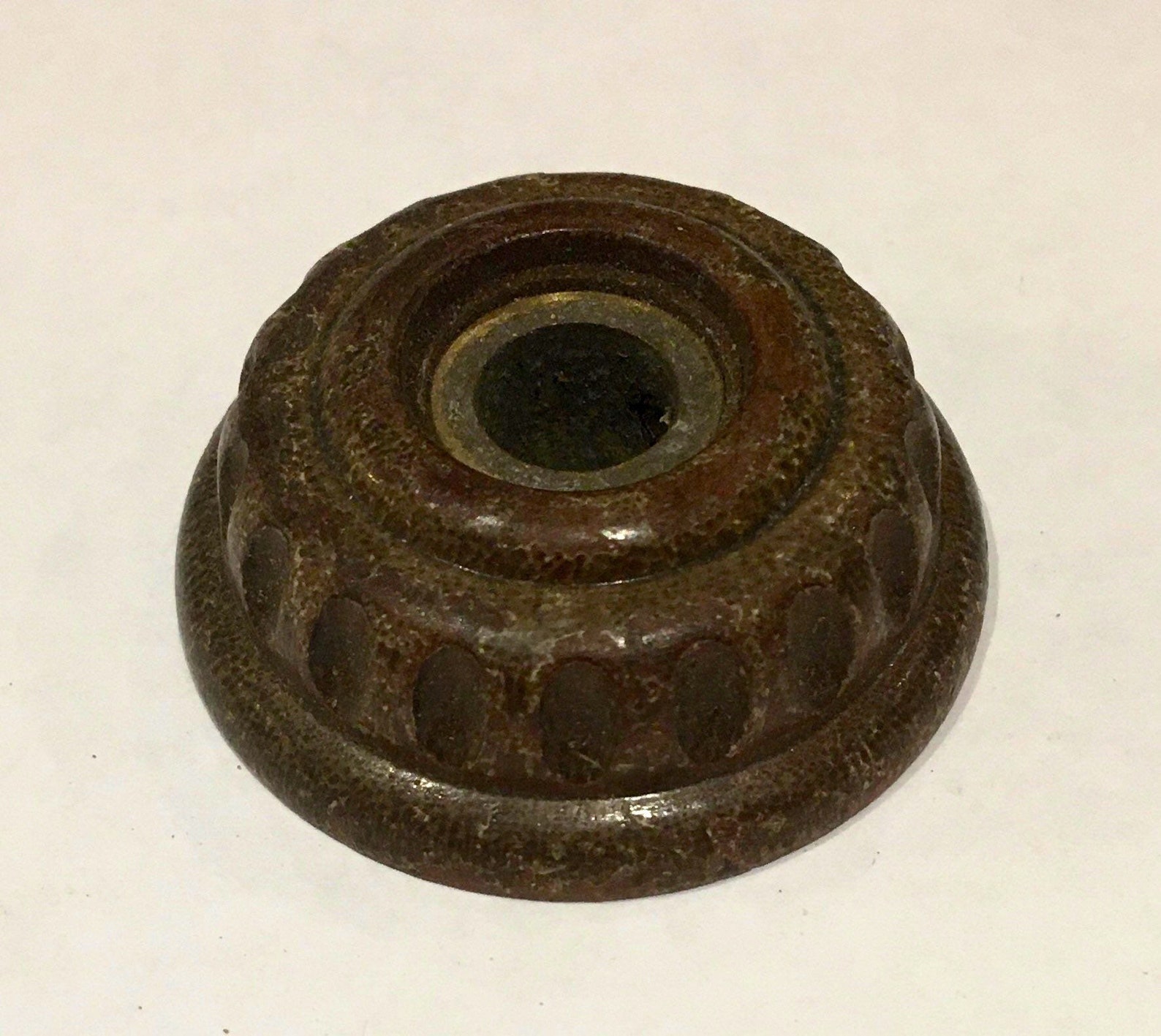 Two Vintage Radio Knobs Wood TV Stereo Set Screw 3.5 cm Etsy