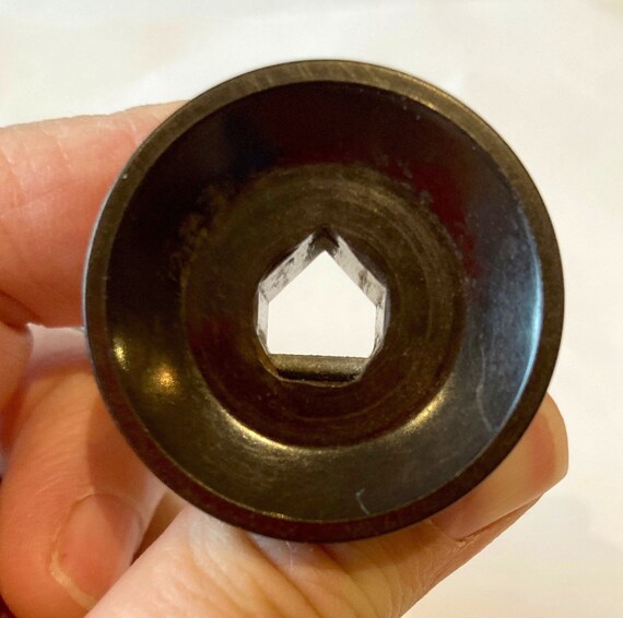 2 Vintage Knobs Radio TV Black 3.5 cm Etsy