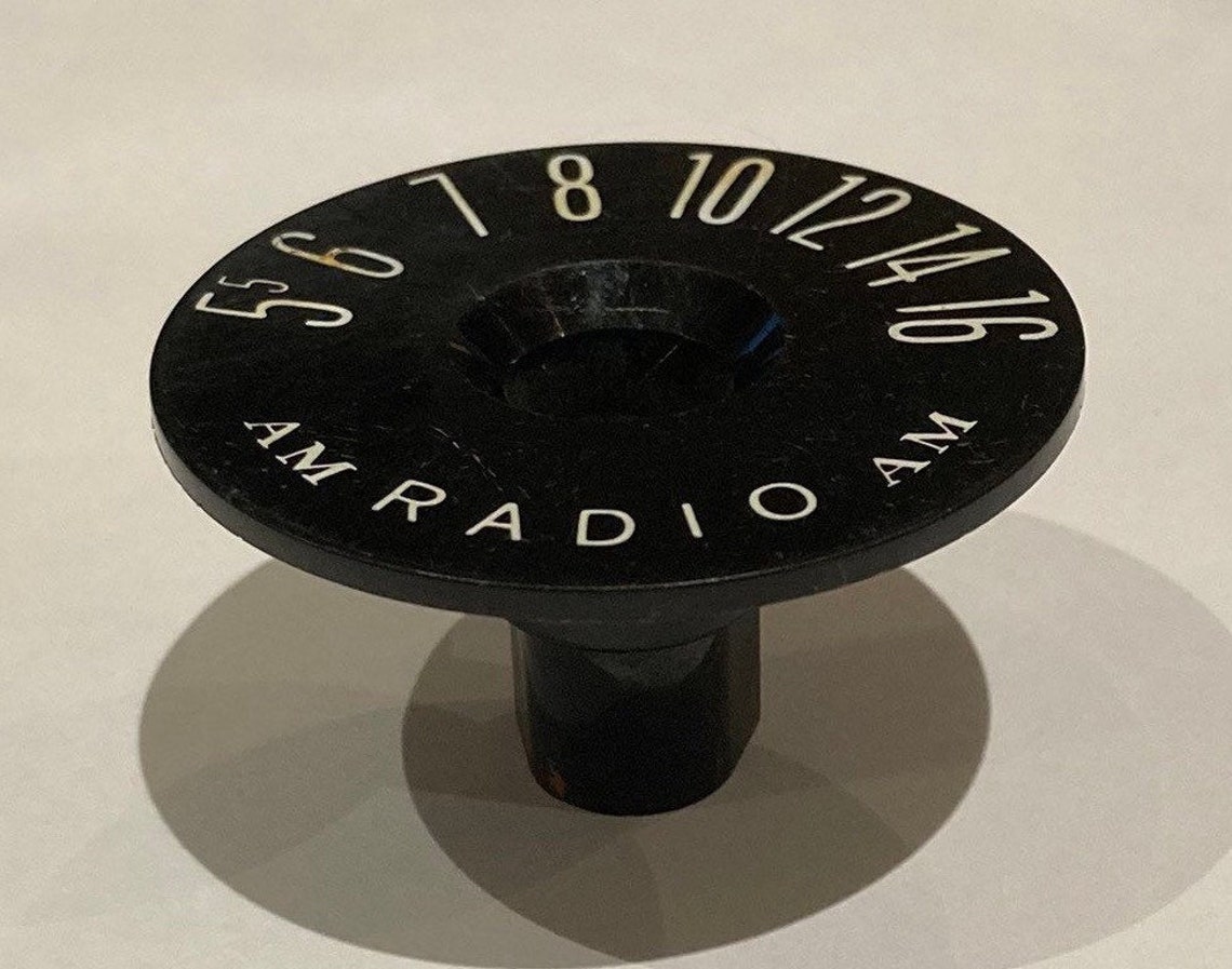 Vintage Radio FM AM Station Knob Dial 4.5 cm Etsy