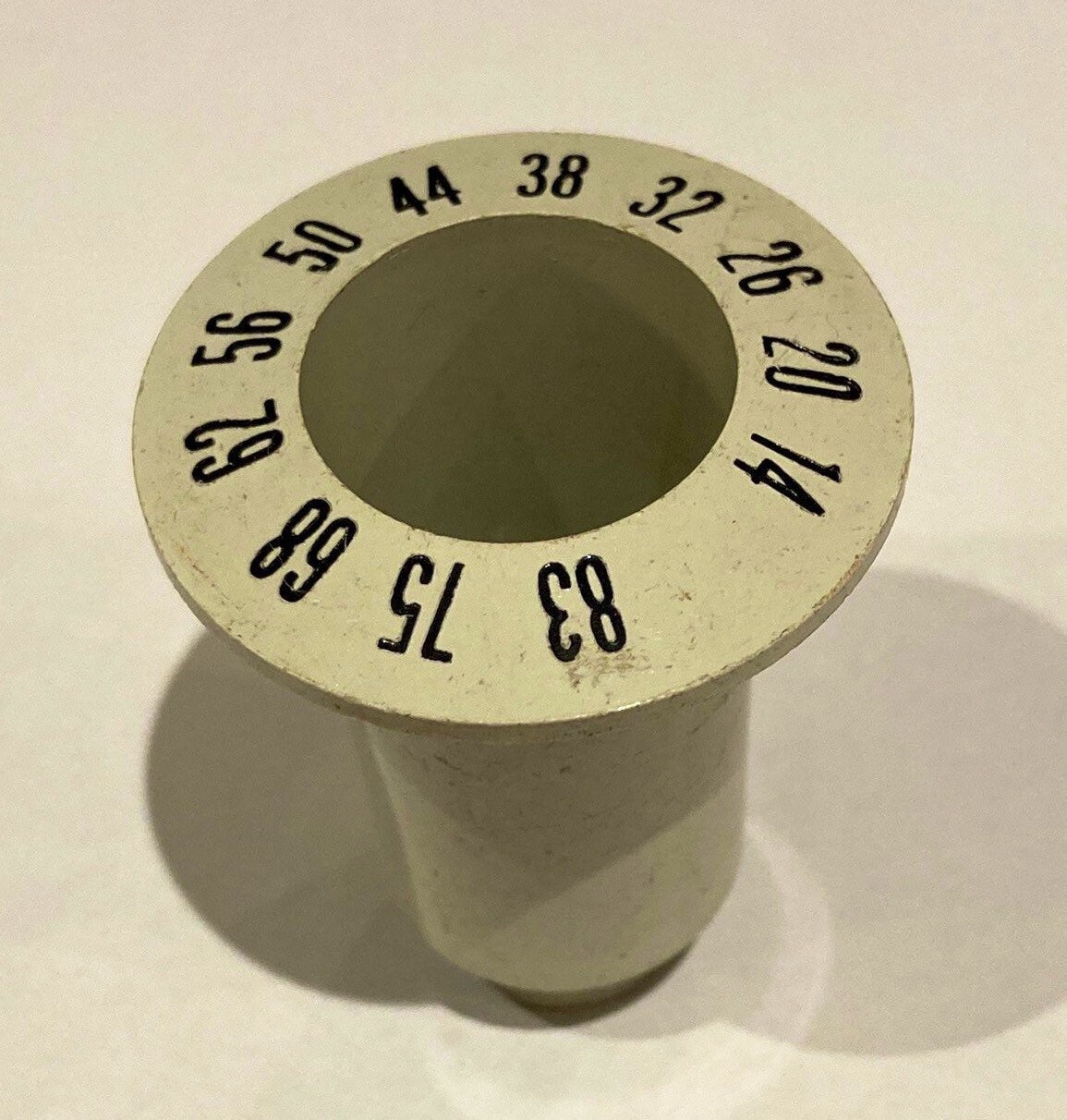 Vintage TV Dial Knob Plastic Numbered White 3.5 Cm Etsy Australia
