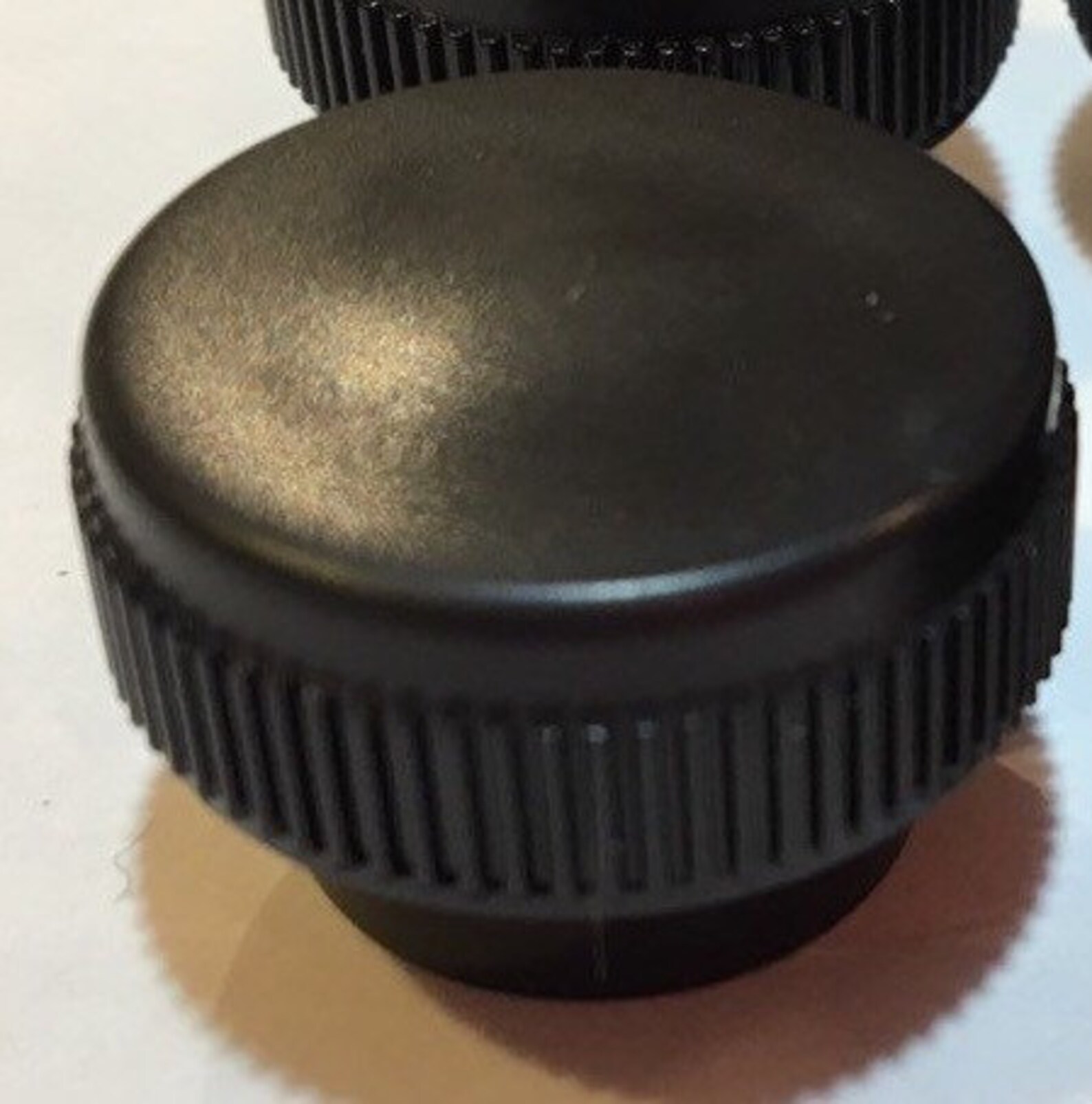 Pair of Vintage Black Radio Knobs D Shaft 2 cm Etsy