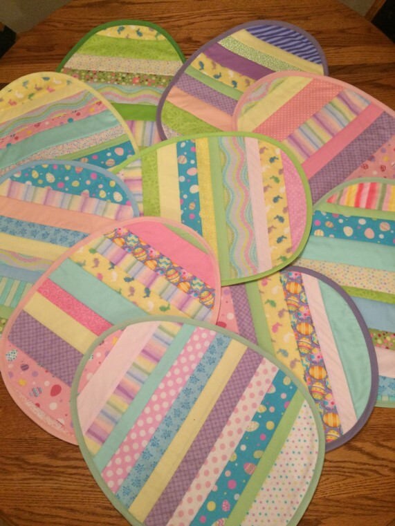 Easter Egg Placemat or Table Topper Etsy