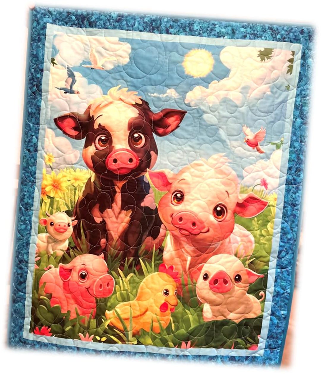 Farm Animals Quilt - Etsy