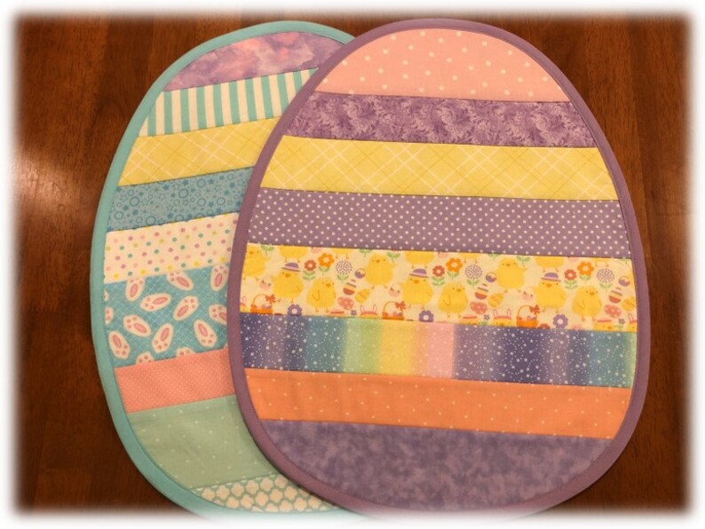 Easter Egg Placemat or Table Topper Etsy