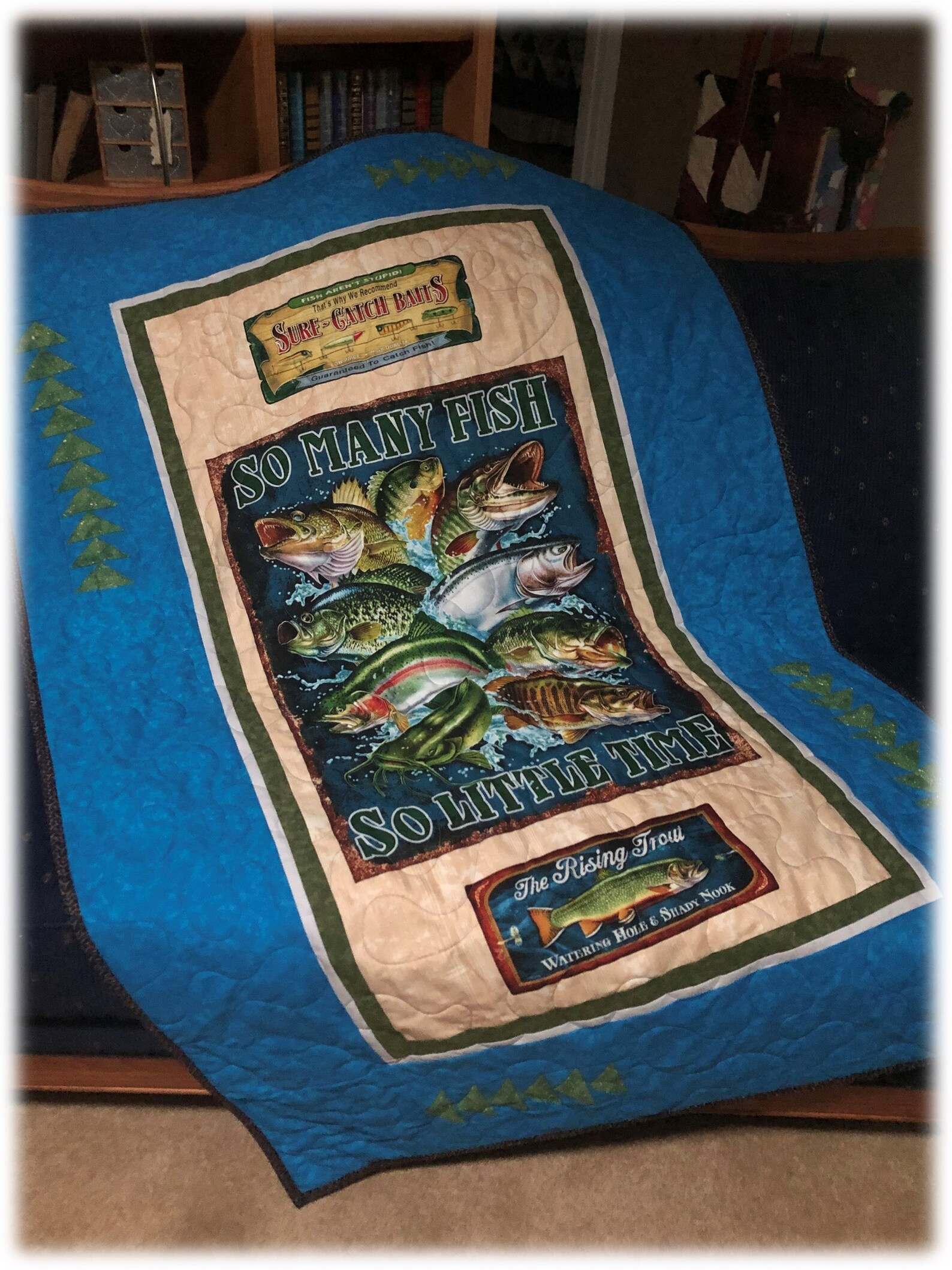 Fishing Quilt Etsy