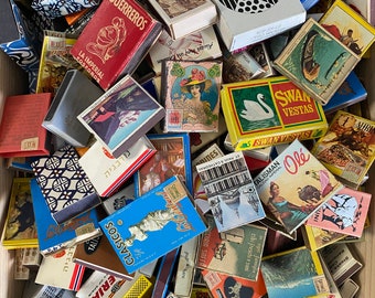 Lot of 14 Vintage Matchboxes 70S 80s 90s Italy, Japan, US, Mexico, etc.