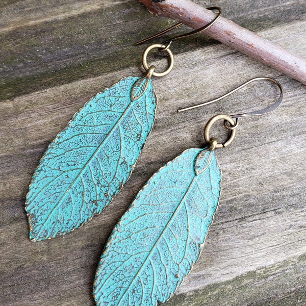 Patina Earrings - Etsy