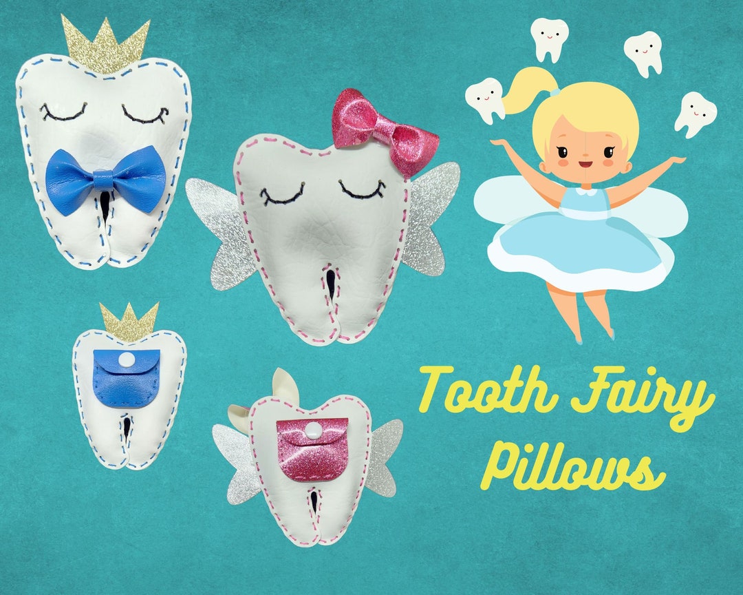 Tooth Fairy Pillows, Boy Tooth Pillows, Girl Tooth Pillows, Tooth Fairy Tooth Holders Etsy