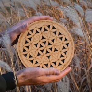 Vodohray "Flower of life" — 18/24,5/30cm — 7/10/12inch — Music instrument the sound of water.Like ocean drum,rain stick.For soundhealing