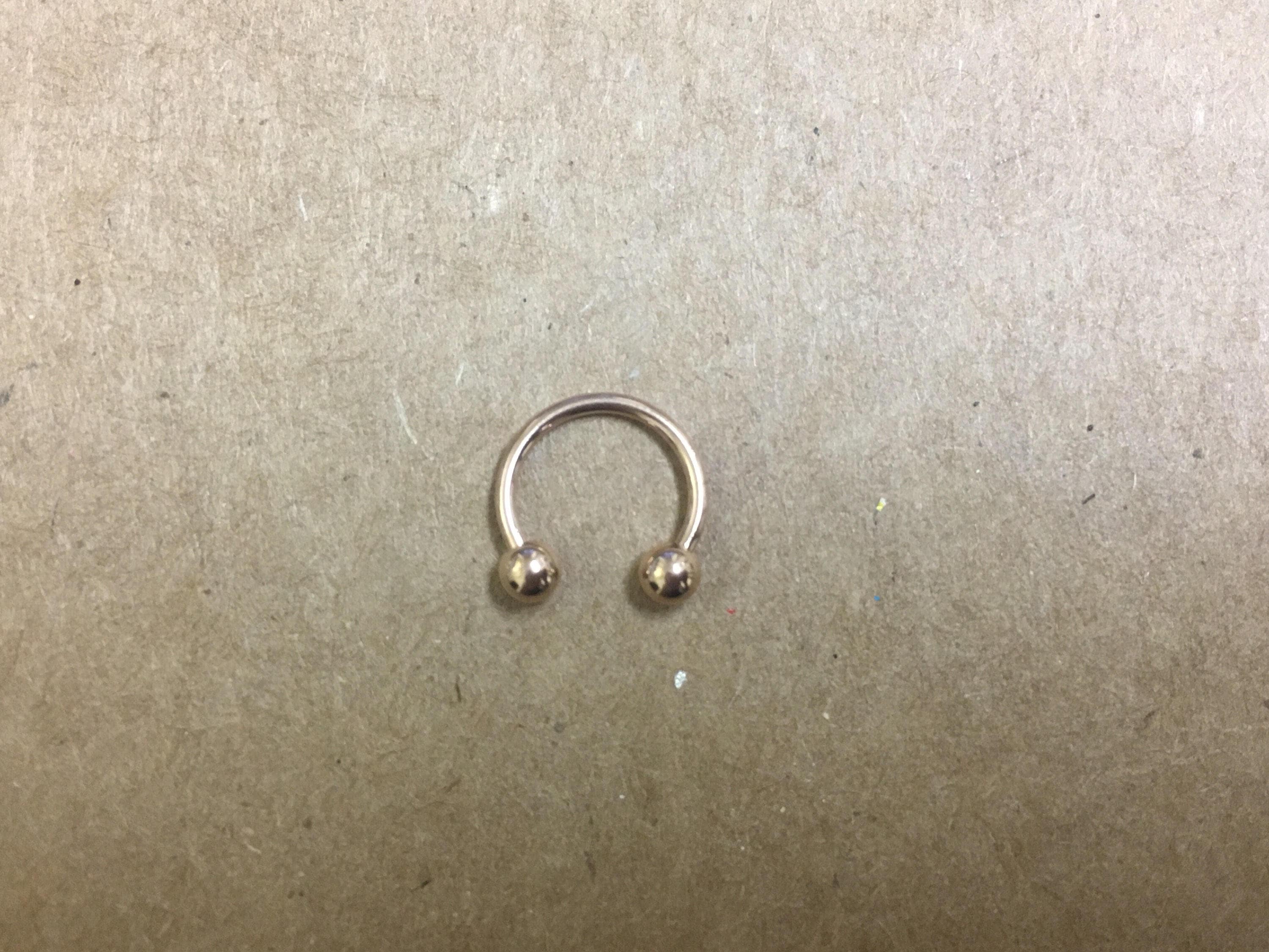 18g cheap horseshoe ring